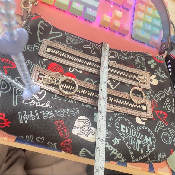 Coach poppy hand bag - Picture 6 of 7